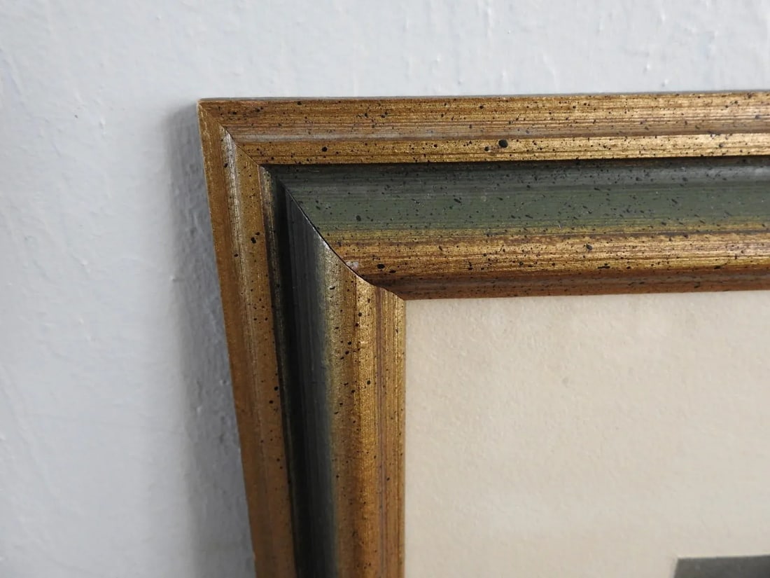 Circa 1960 Lewis Suziki "Grass Valley" Expressionist Landscape Watercolor Painting, Framed - 9