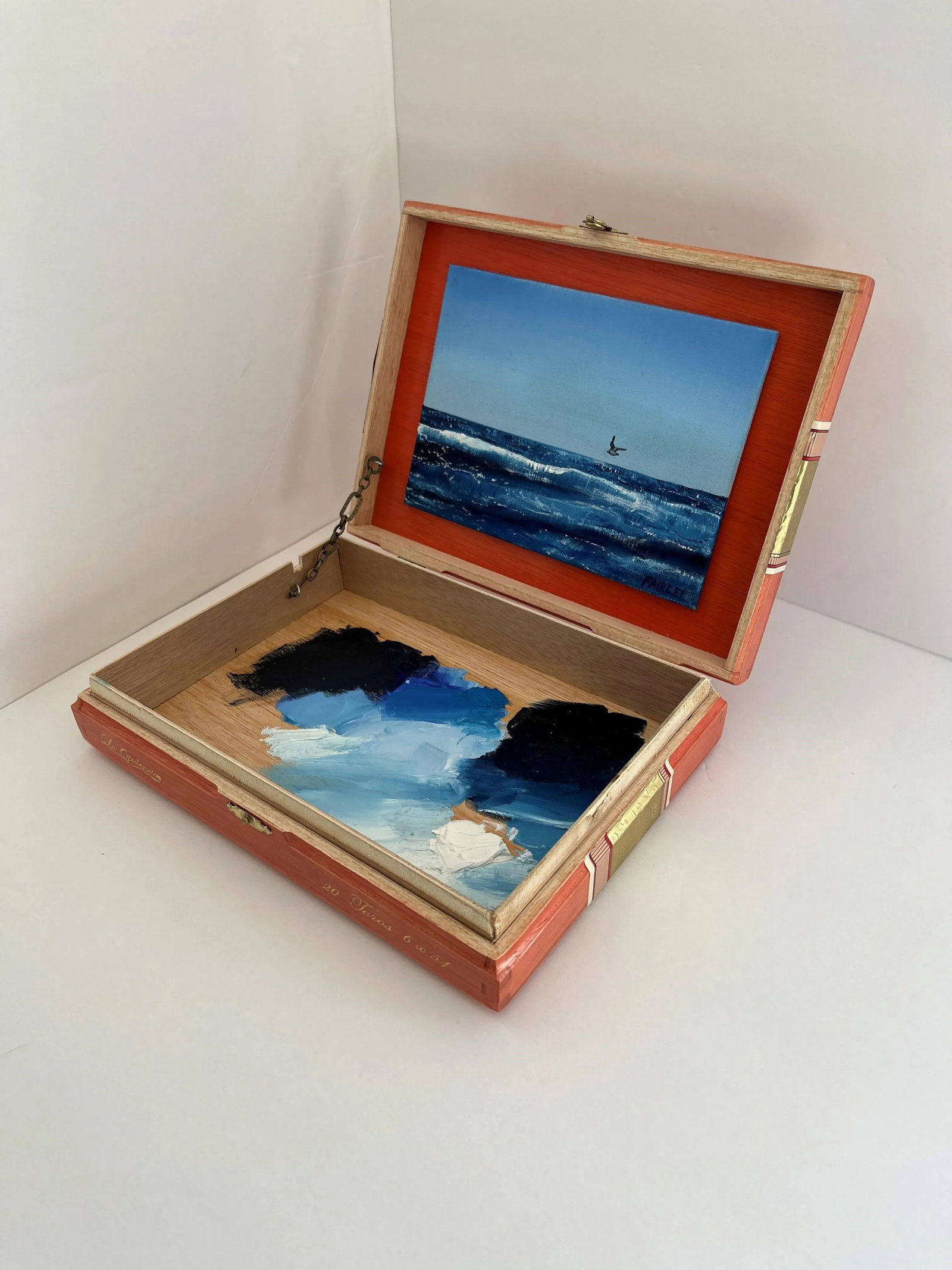 Breeze Box, Original Assemblage Painting by Jessica Fairley - 4