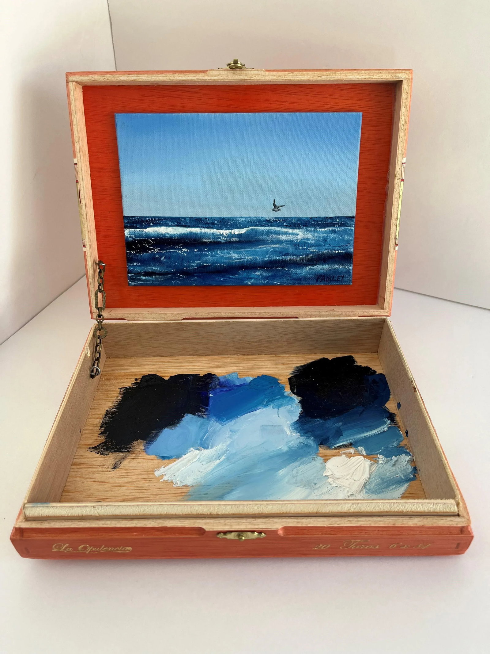 Breeze Box, Original Assemblage Painting by Jessica Fairley - 5