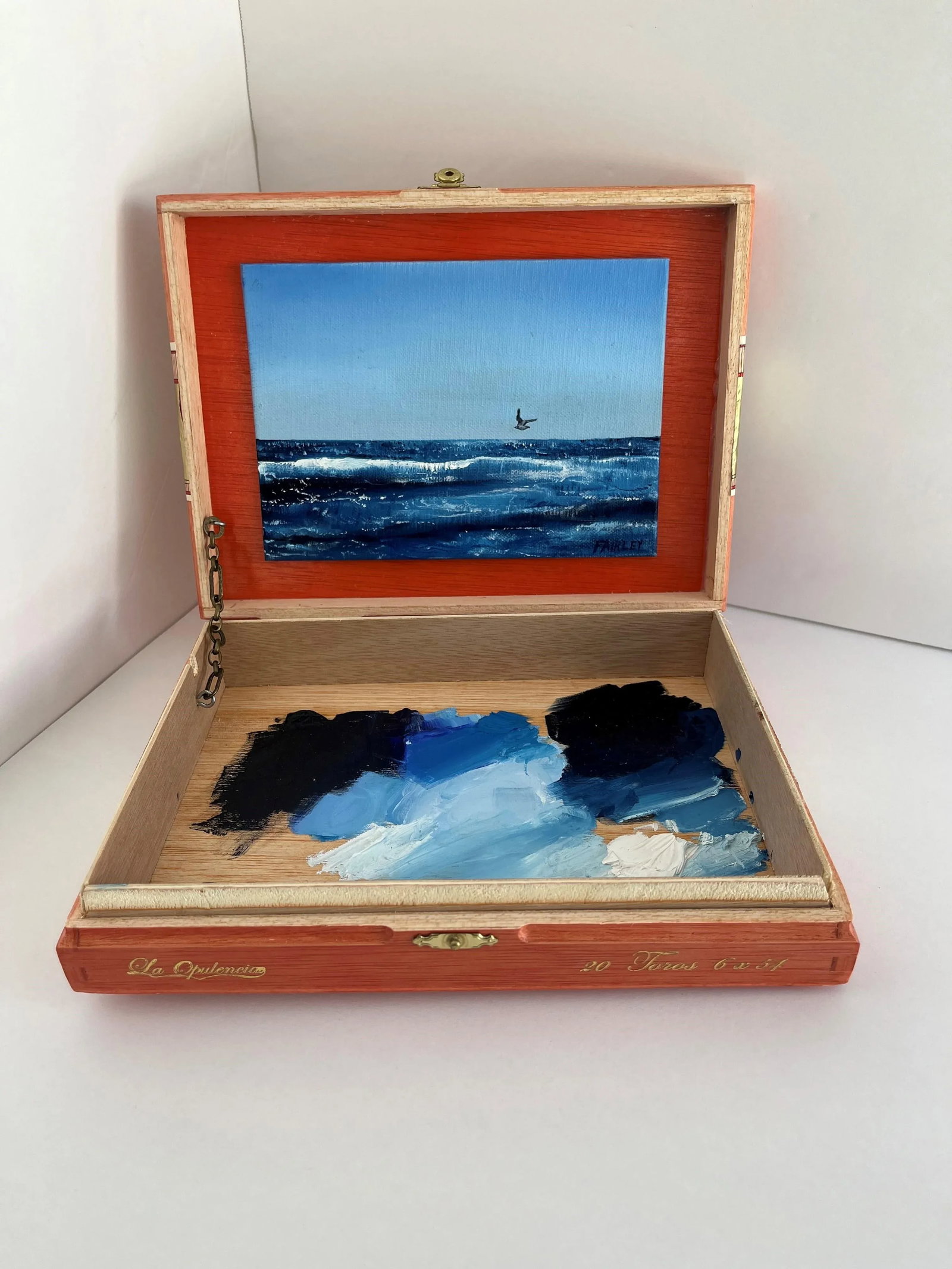 Breeze Box, Original Assemblage Painting by Jessica Fairley - 6