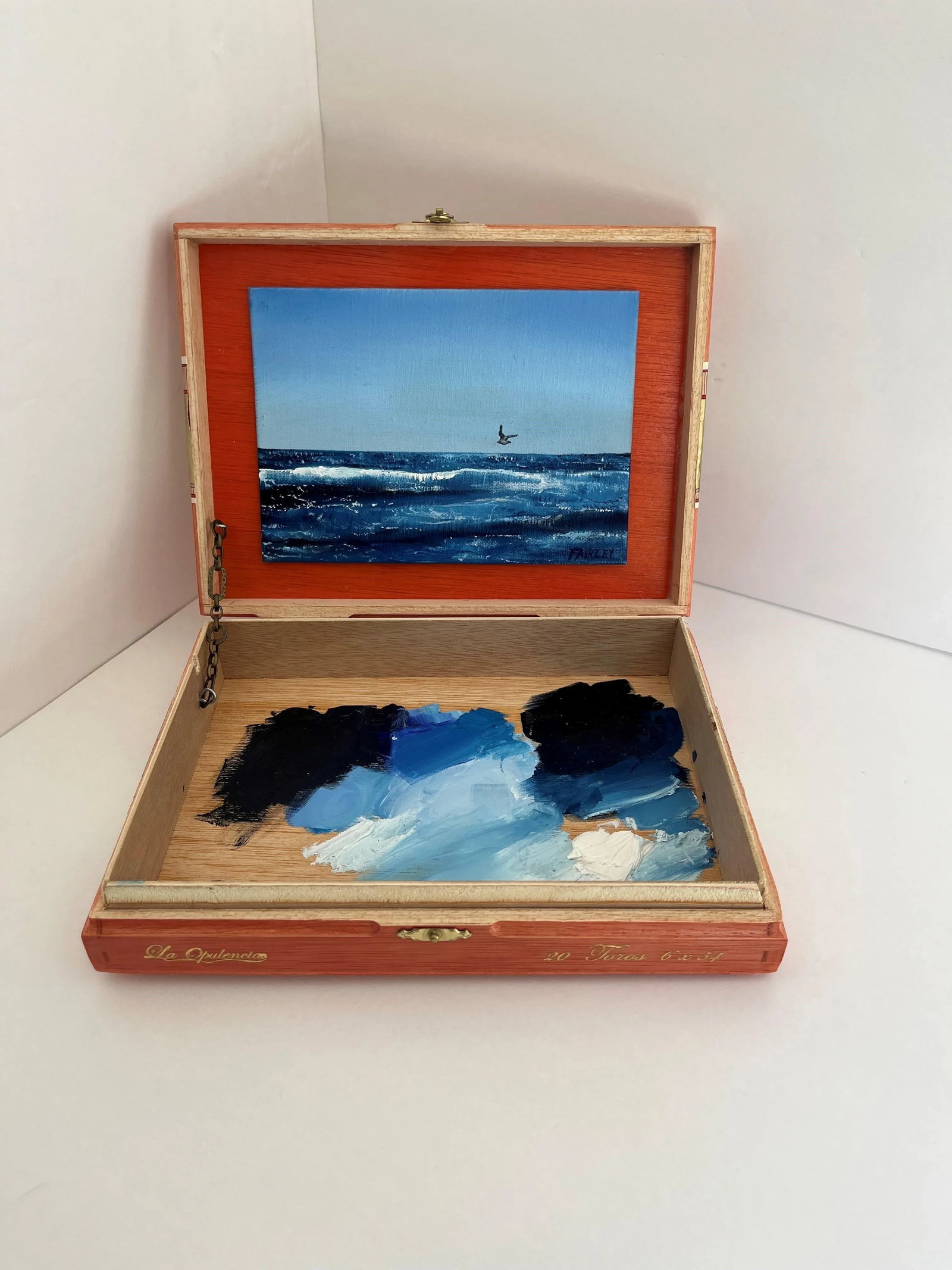 Breeze Box, Original Assemblage Painting by Jessica Fairley - 7