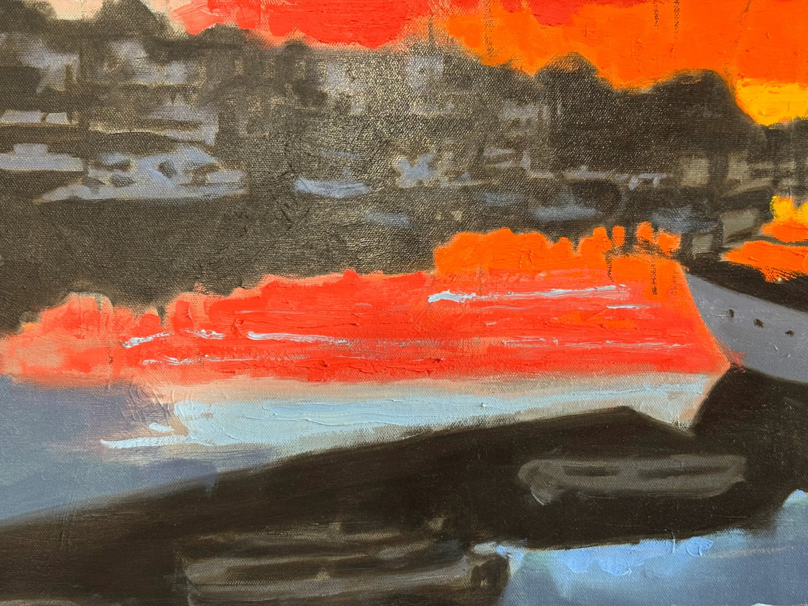 George T. Chakos Fine Art: "Just Before Dawn, Camden Harbour, Me" - 5
