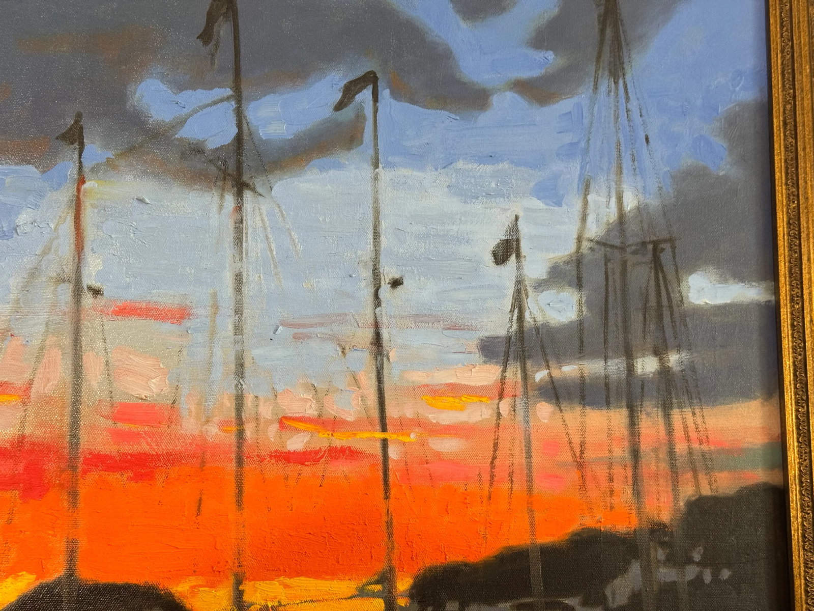 George T. Chakos Fine Art: "Just Before Dawn, Camden Harbour, Me" - 7