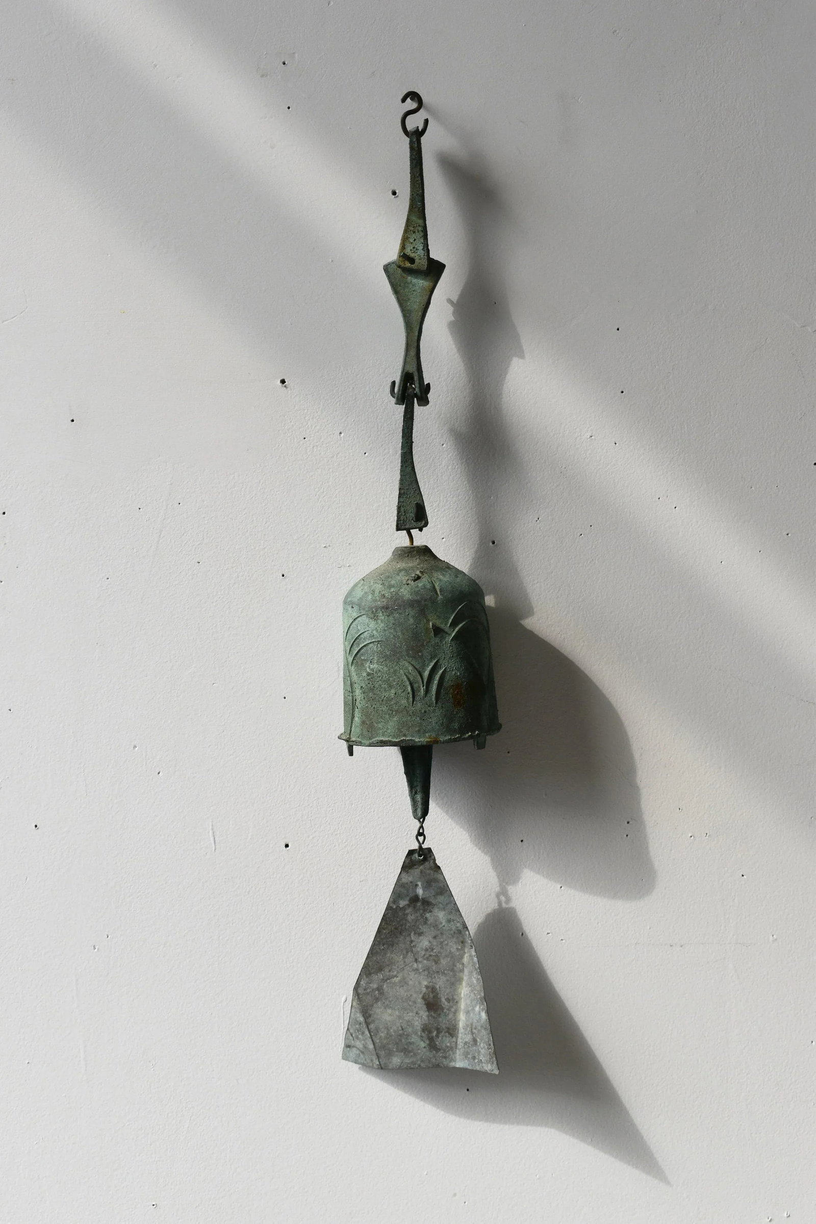 Vintage Paolo Soleri Cast Bronze Cosanti Windbell, Model 104, Circa 1980s - 13