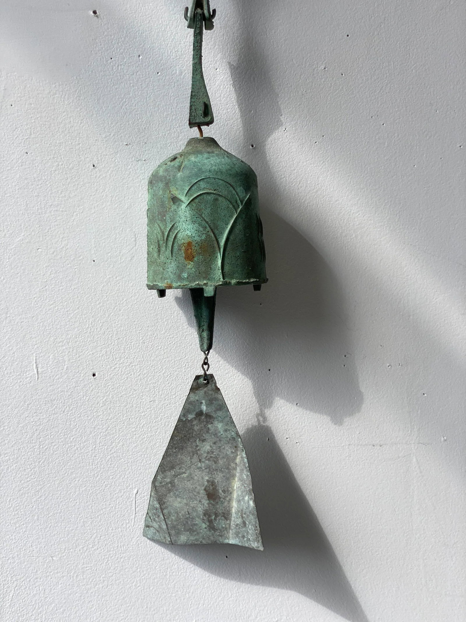 Vintage Paolo Soleri Cast Bronze Cosanti Windbell, Model 104, Circa 1980s - 3