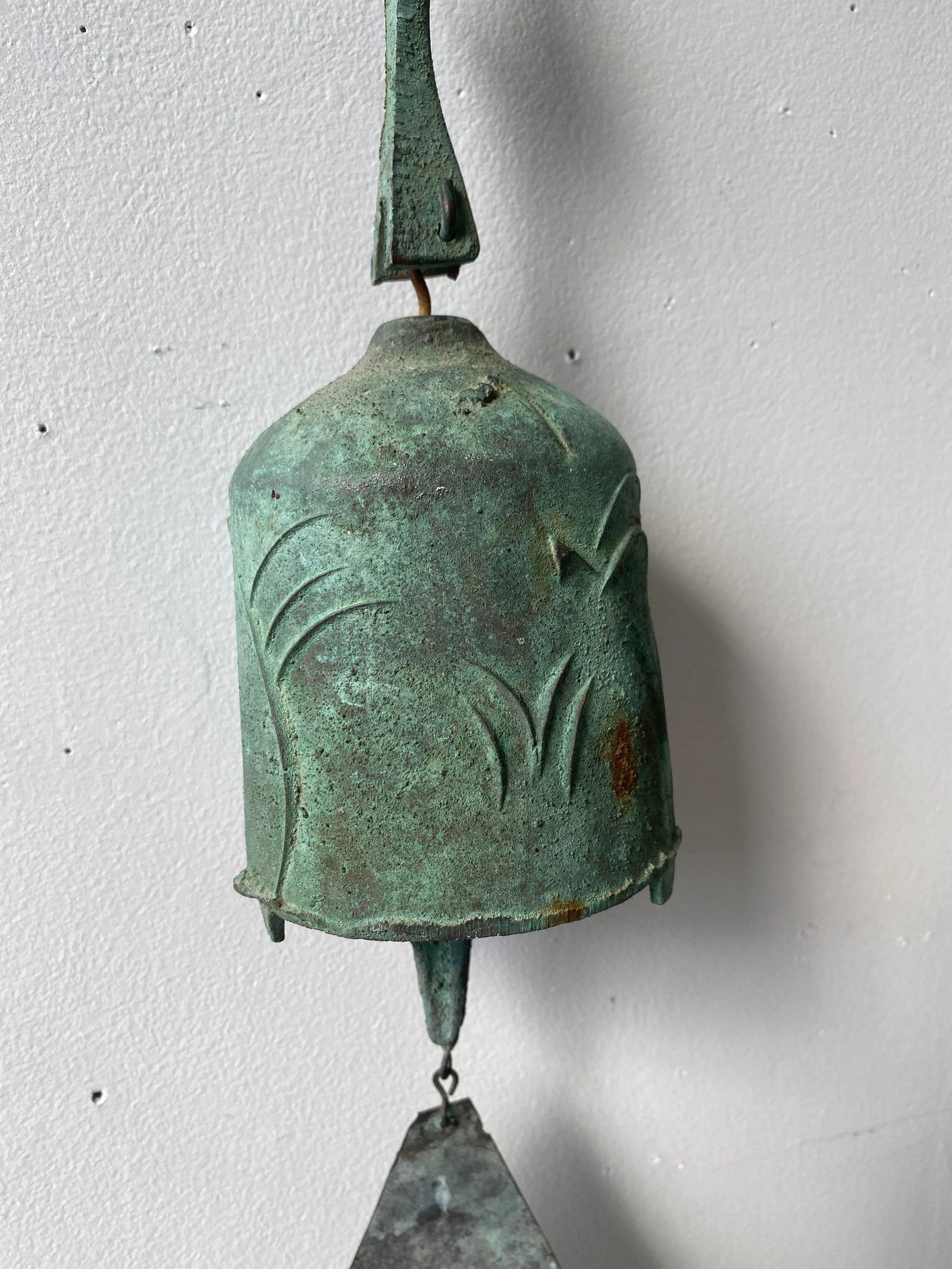 Vintage Paolo Soleri Cast Bronze Cosanti Windbell, Model 104, Circa 1980s - 6