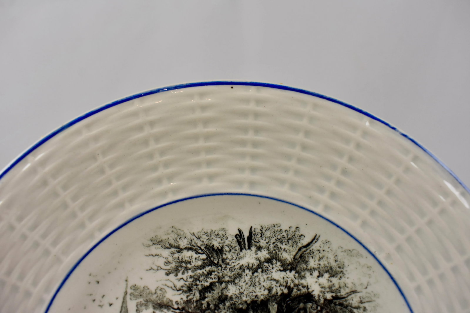 Digoin Sarreguemines French Transferware 'Mois De L'annee' Plates- Set of 12 - 7