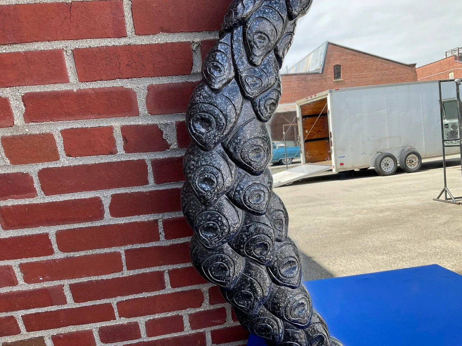 Vintage Post Modern Peacock Mirror - 3