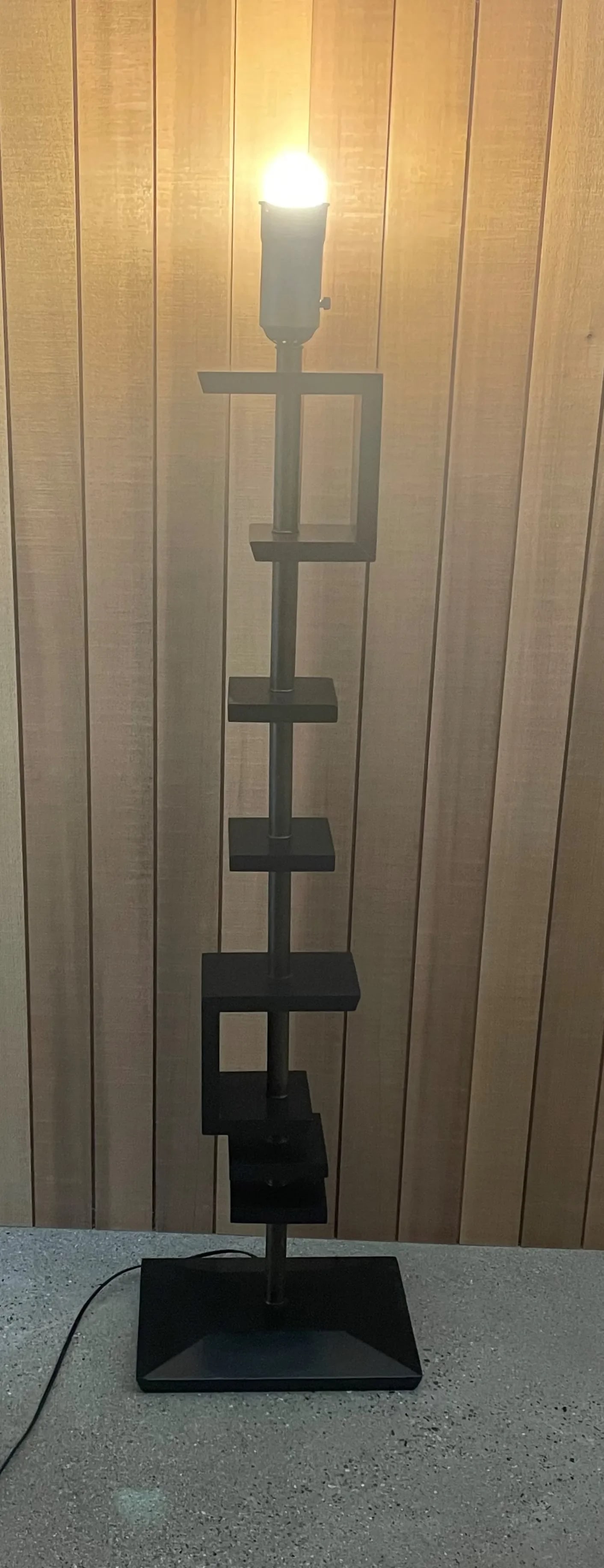 Vintage Mid-Century Modern Asian James Mont Style Floor Lamp - 3