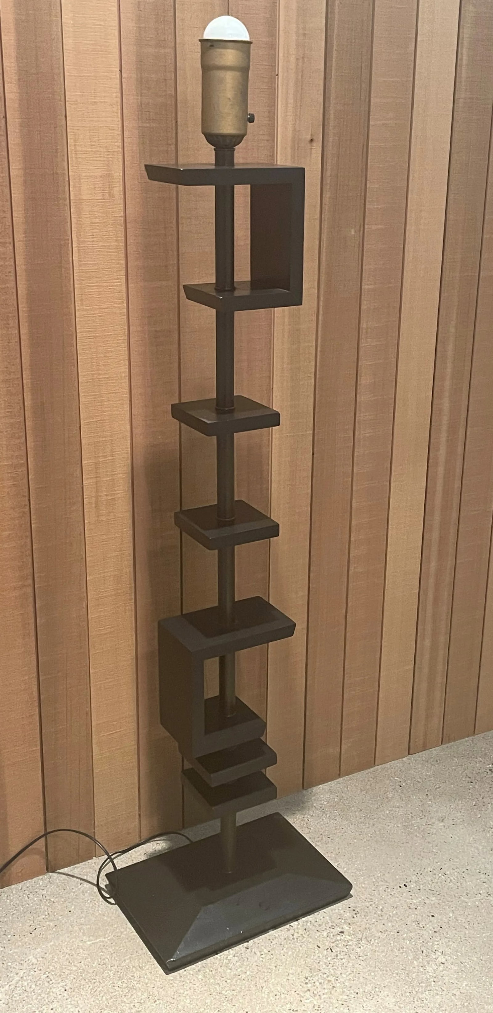 Vintage Mid-Century Modern Asian James Mont Style Floor Lamp - 4