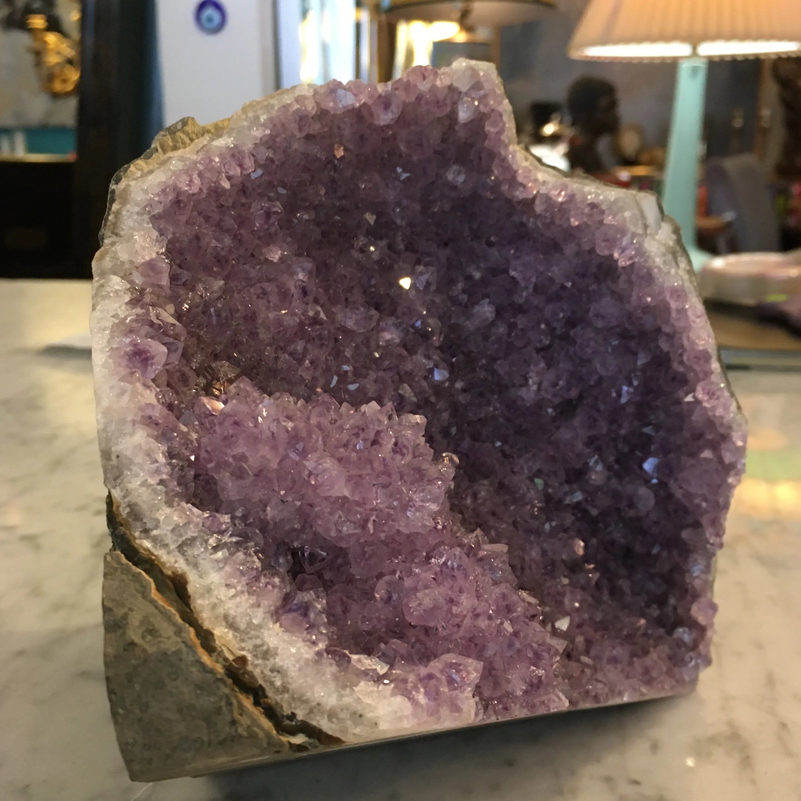 Amethyst Crystal Quartz Paperweight - 2