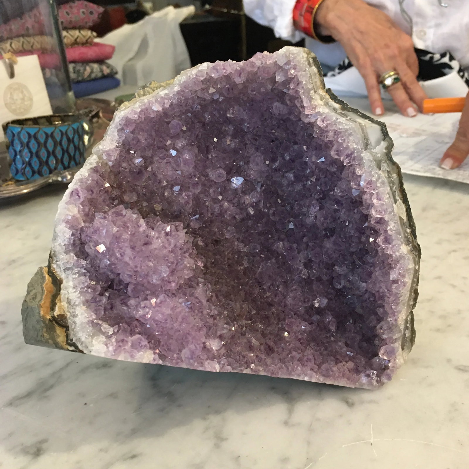 Amethyst Crystal Quartz Paperweight - 3
