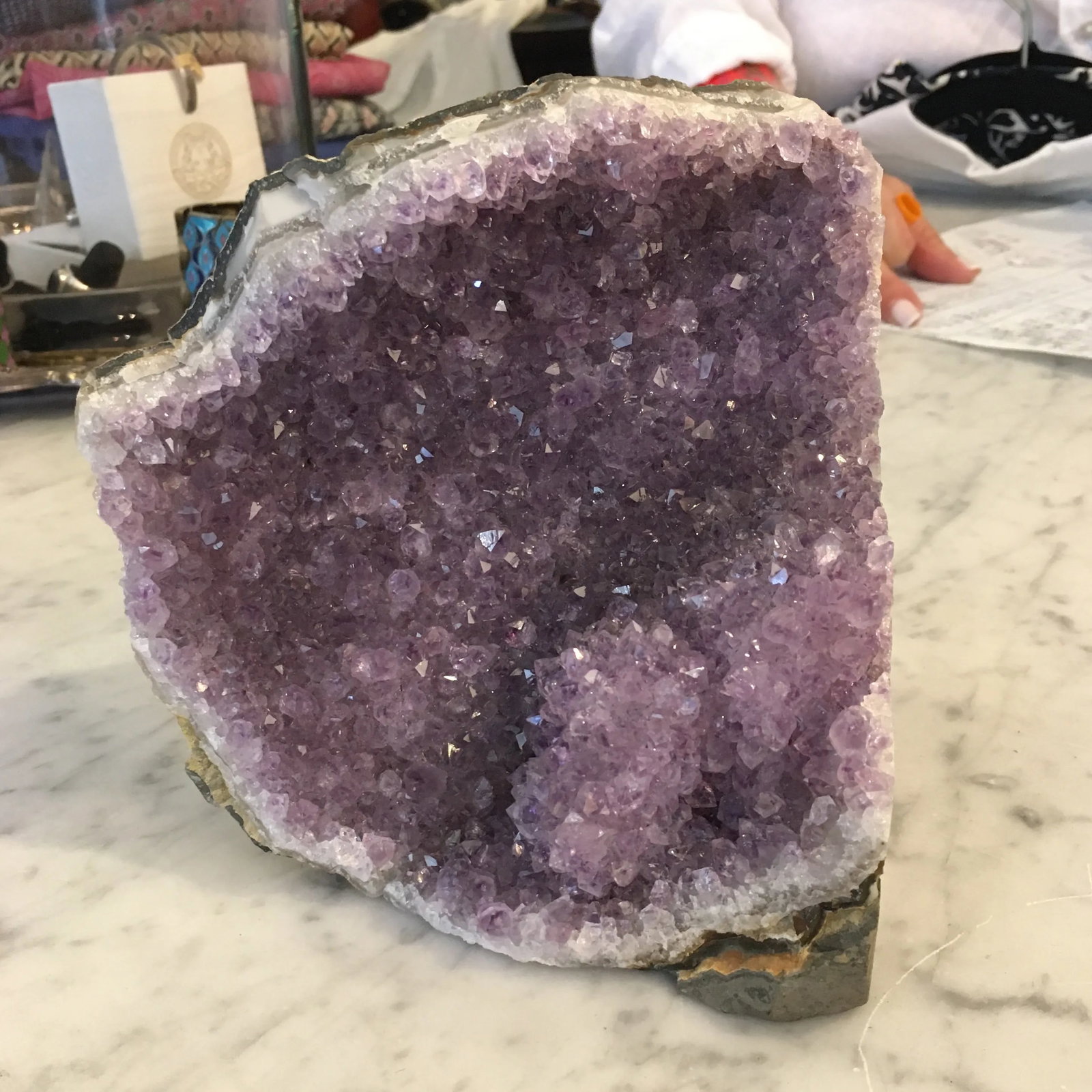 Amethyst Crystal Quartz Paperweight - 4