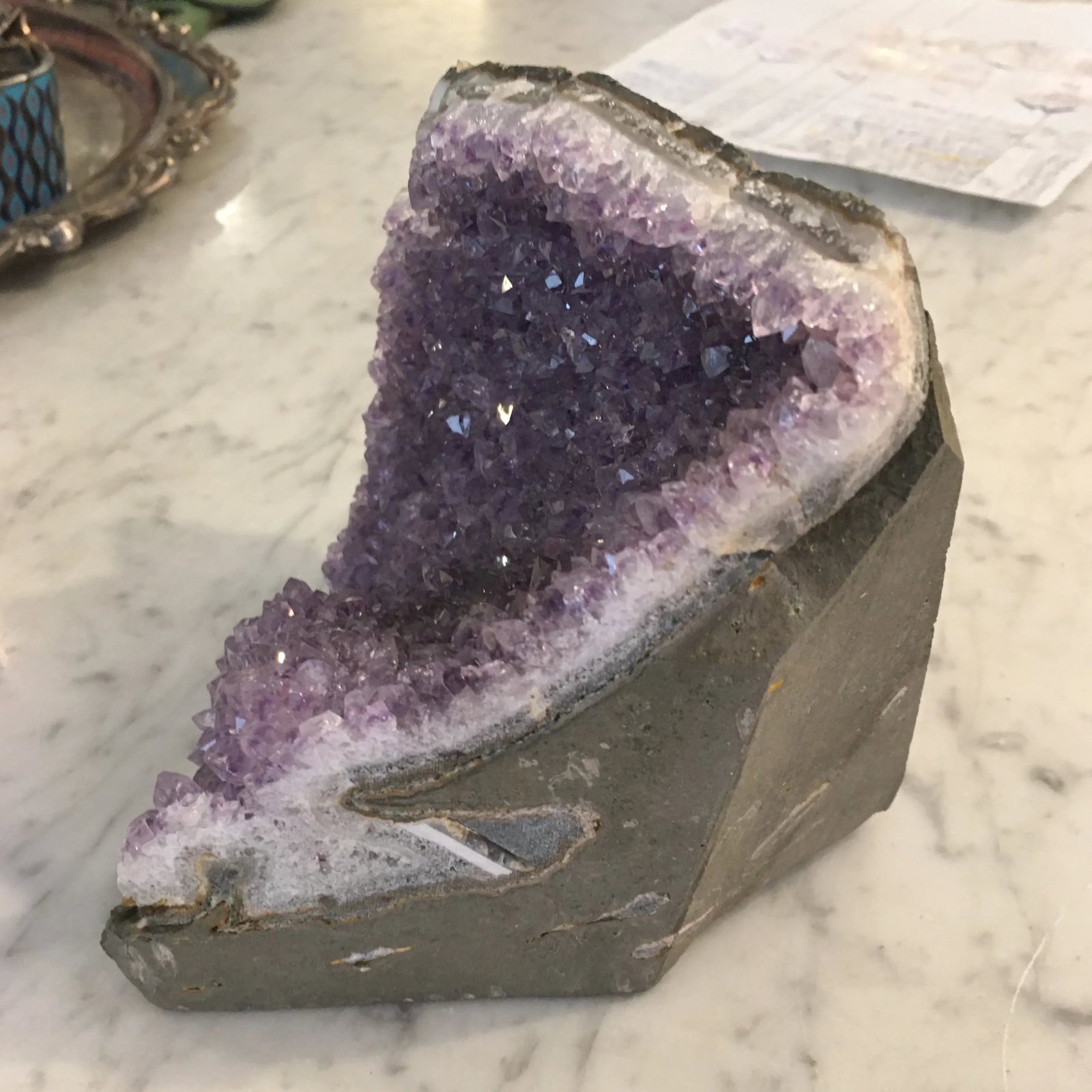 Amethyst Crystal Quartz Paperweight - 8
