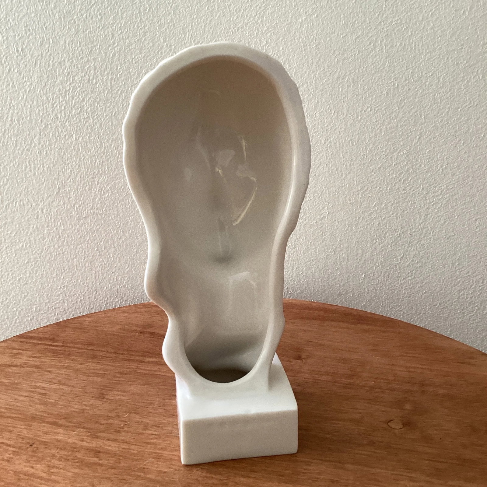 Vintage Art Deco Ceramic Porcelain Bust of a Woman Gaza De Vert for Early Lenox Green Stamp - 12
