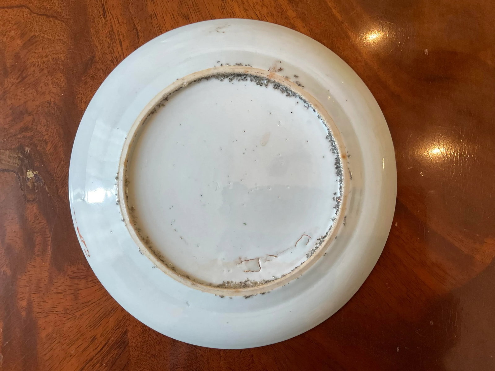 Antique Late 19th Century Medallion Rose Plate and Dish - Set of 2 - 3