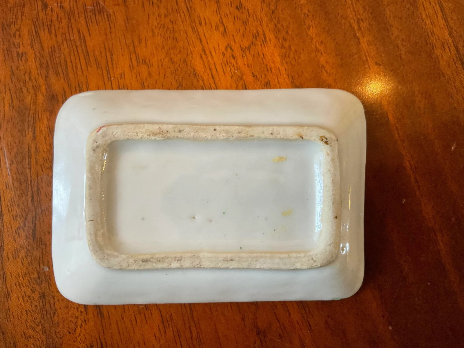 Antique Late 19th Century Medallion Rose Plate and Dish - Set of 2 - 8