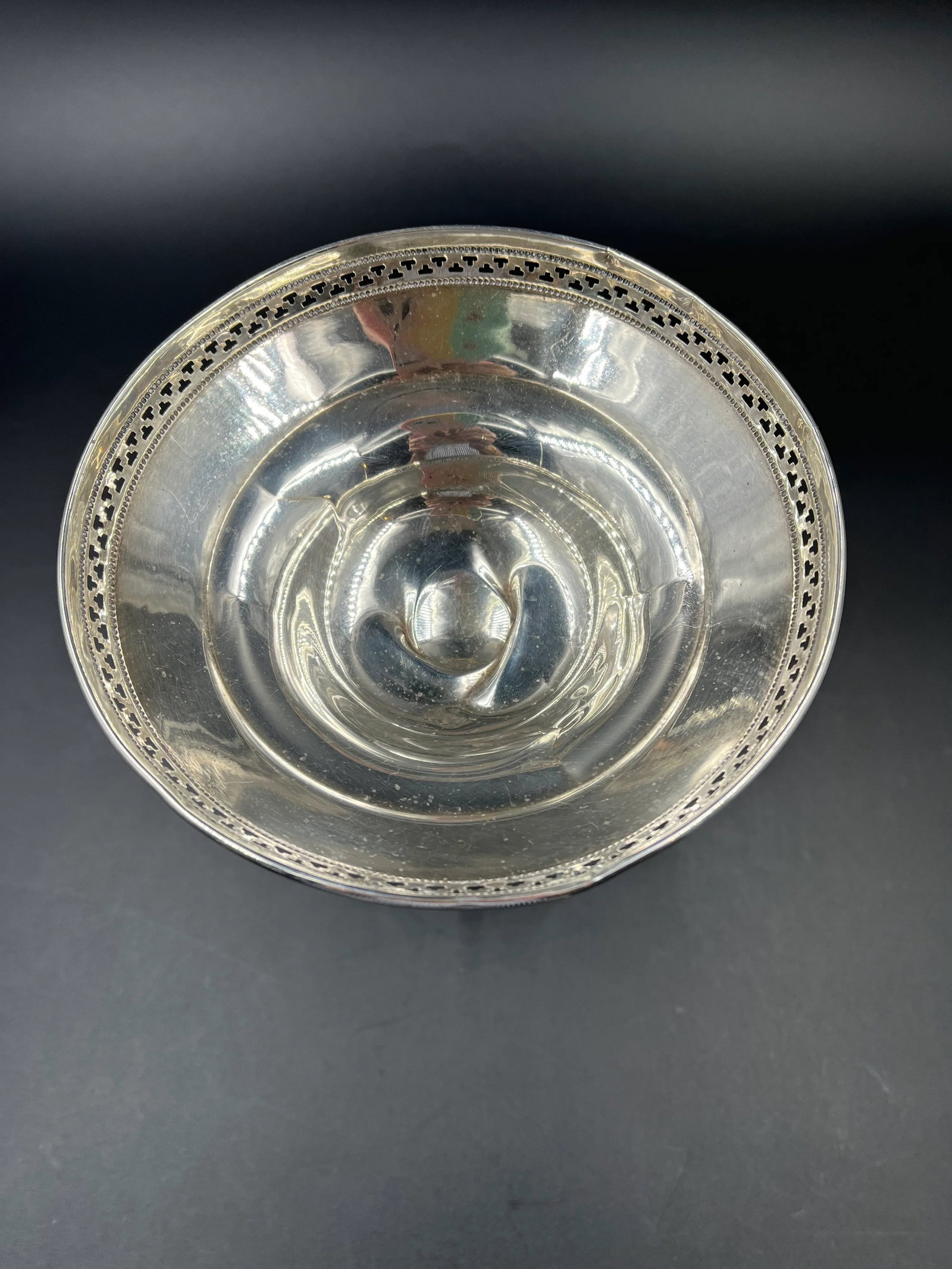 Antique Sterling Silver Compote - 4