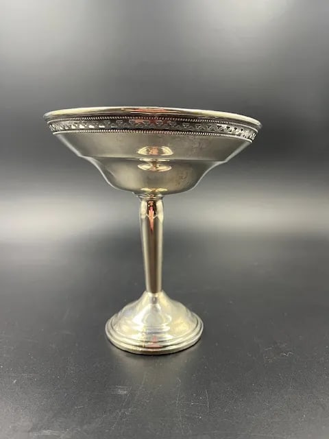 Antique Sterling Silver Compote - 5