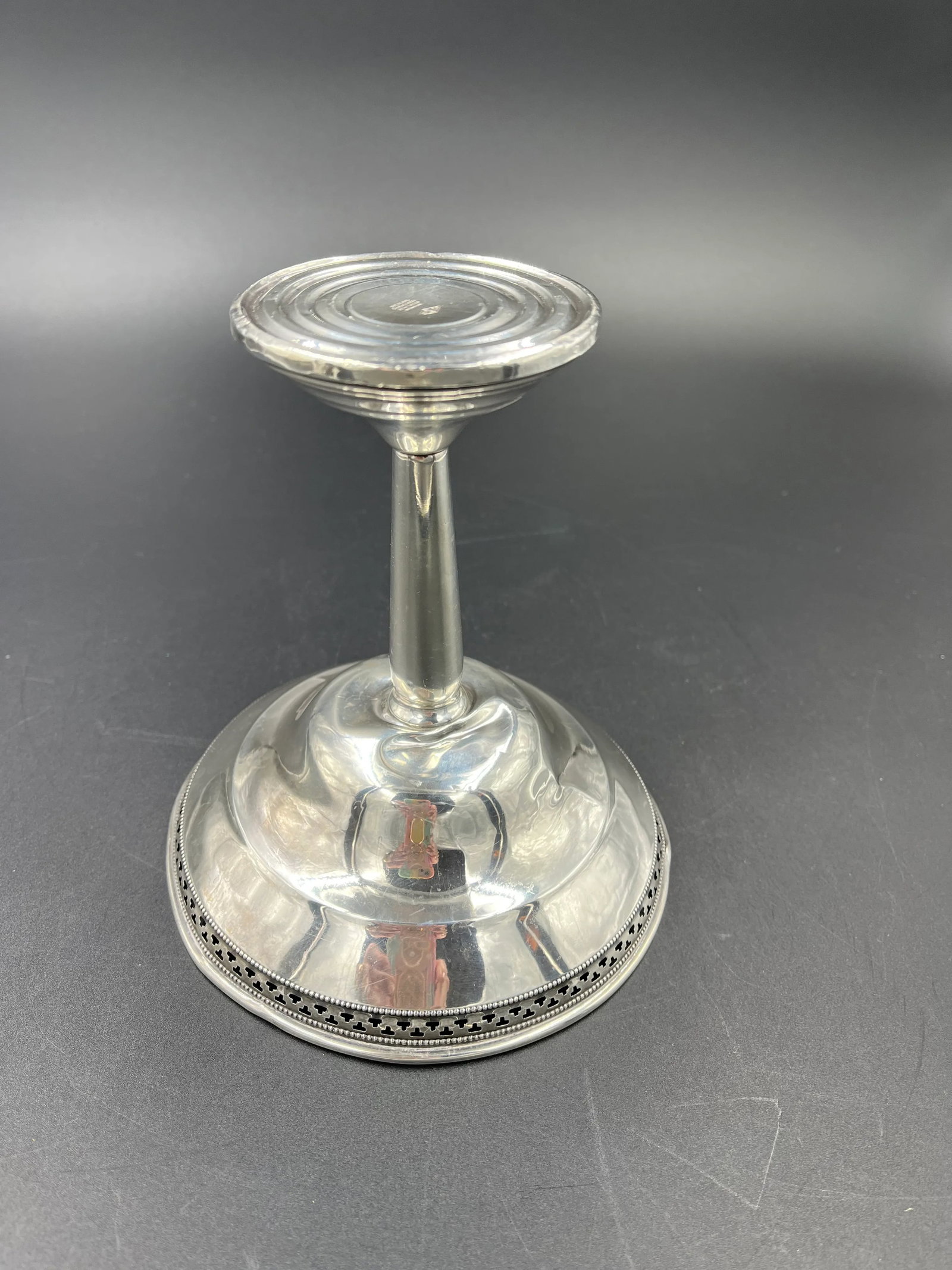 Antique Sterling Silver Compote - 7