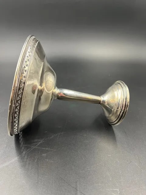 Antique Sterling Silver Compote - 8
