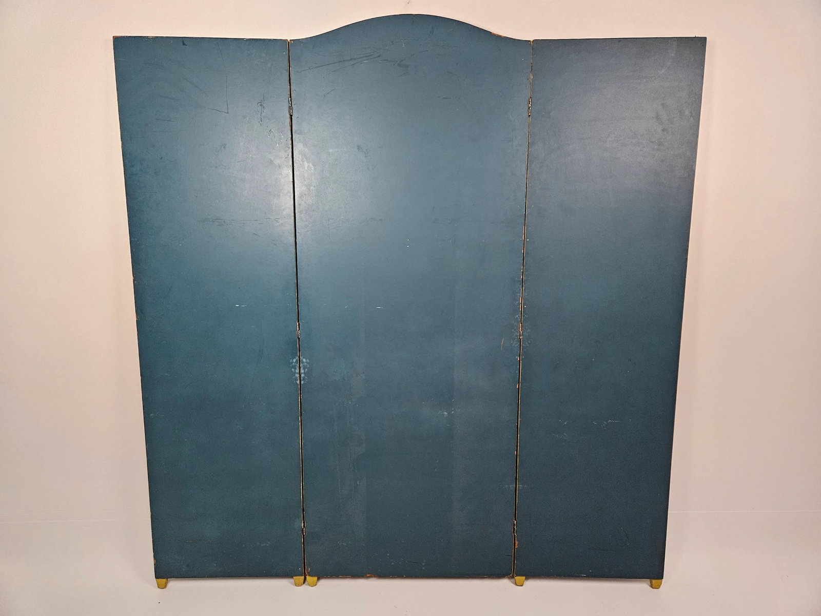 Mid 20th Century Bernard Steffen "Persian Panorama" Tri-Fold Wood Screen - 4