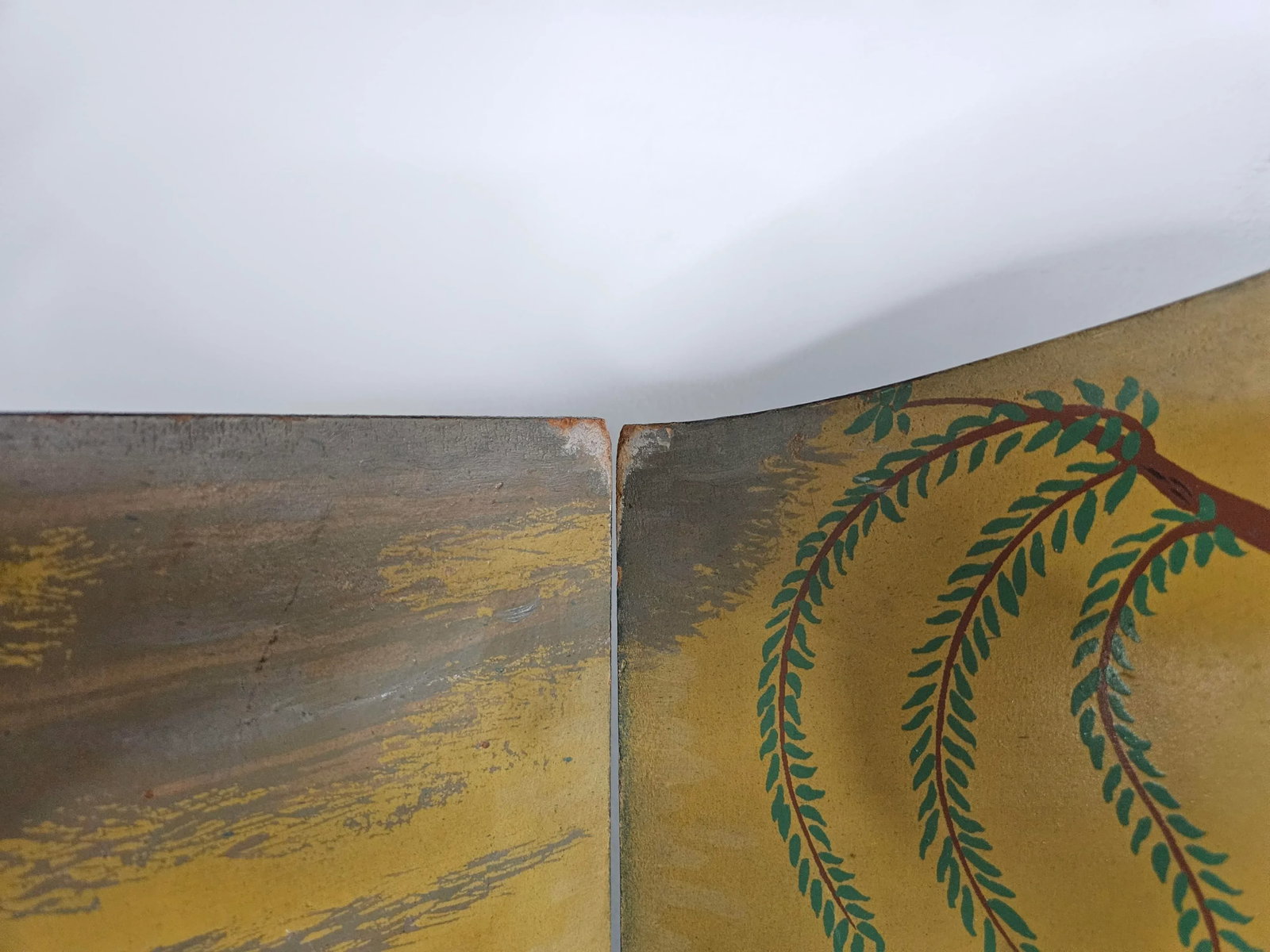 Mid 20th Century Bernard Steffen "Persian Panorama" Tri-Fold Wood Screen - 7