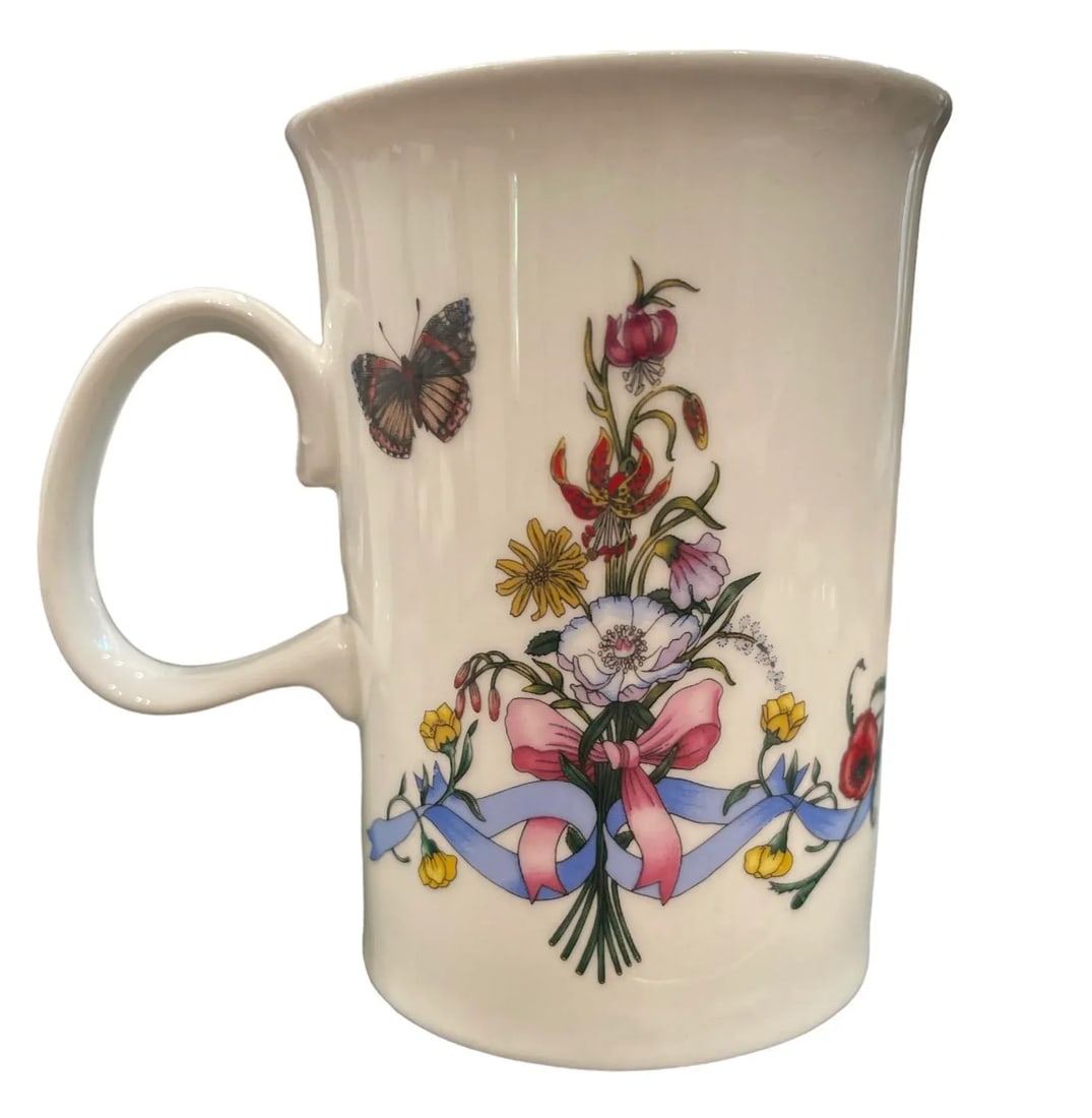 Gucci Set/6 Vintage Bone China Mugs W" Original Box - 9