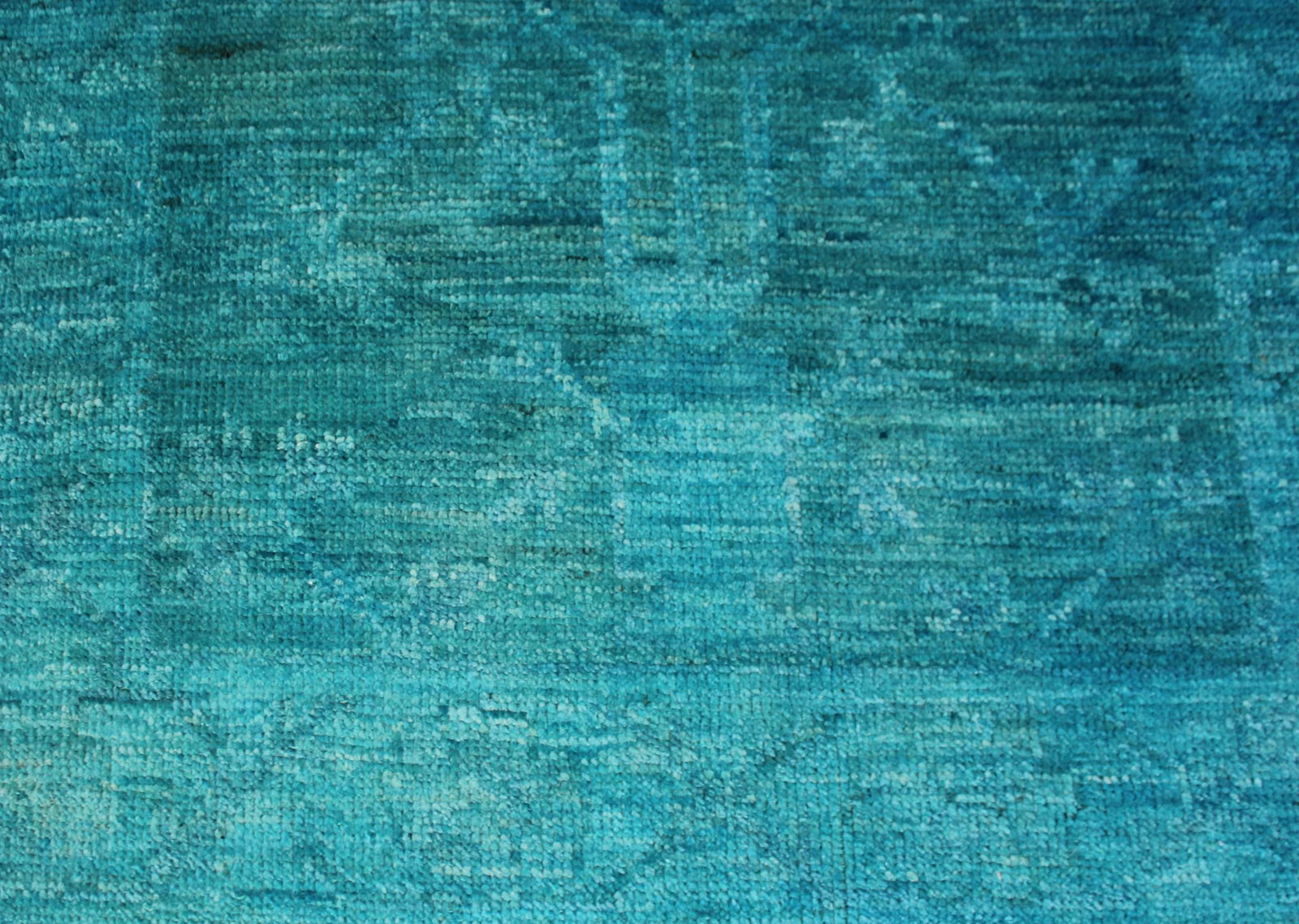 Hand Knotted Overdyed Oushak Rug - 3'2" x 5'11" - 2