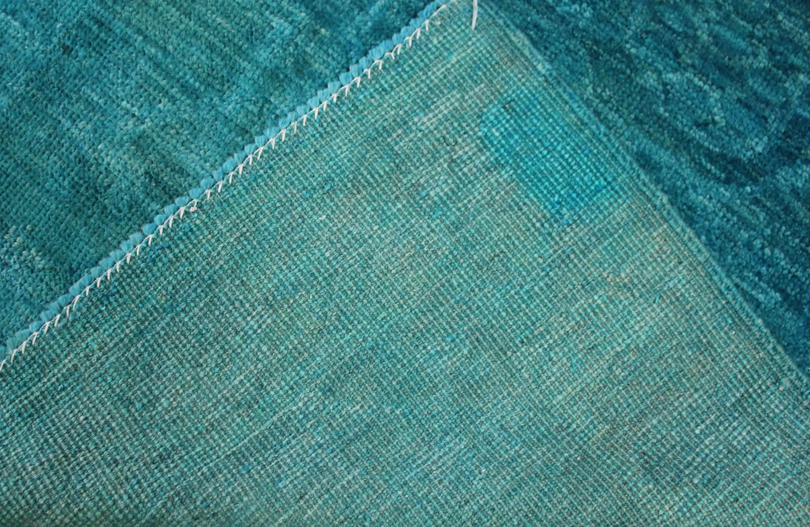 Hand Knotted Overdyed Oushak Rug - 3'2" x 5'11" - 3
