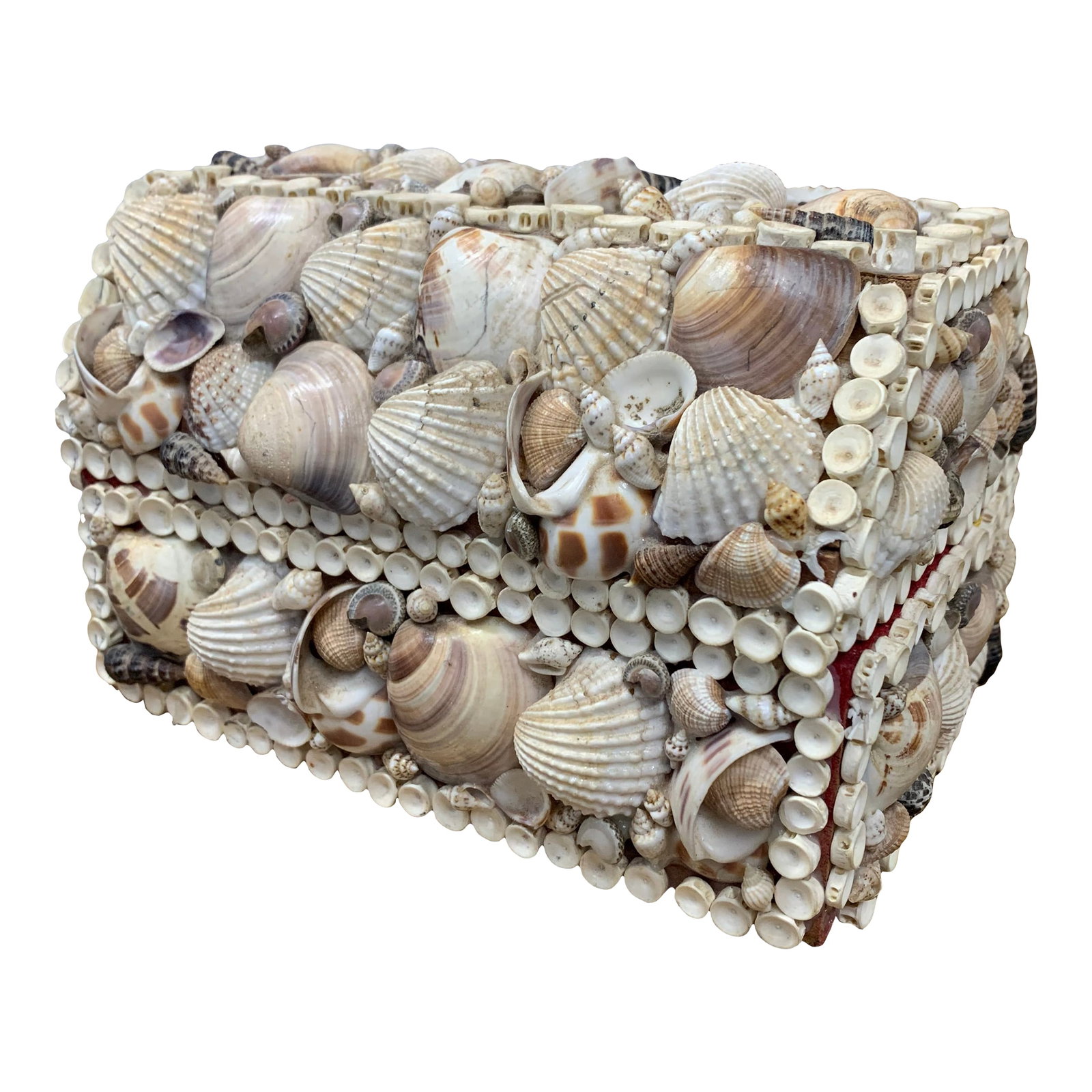 Vintage Handmade Sea Shell Encrusted Collectors Box (1 of 7)