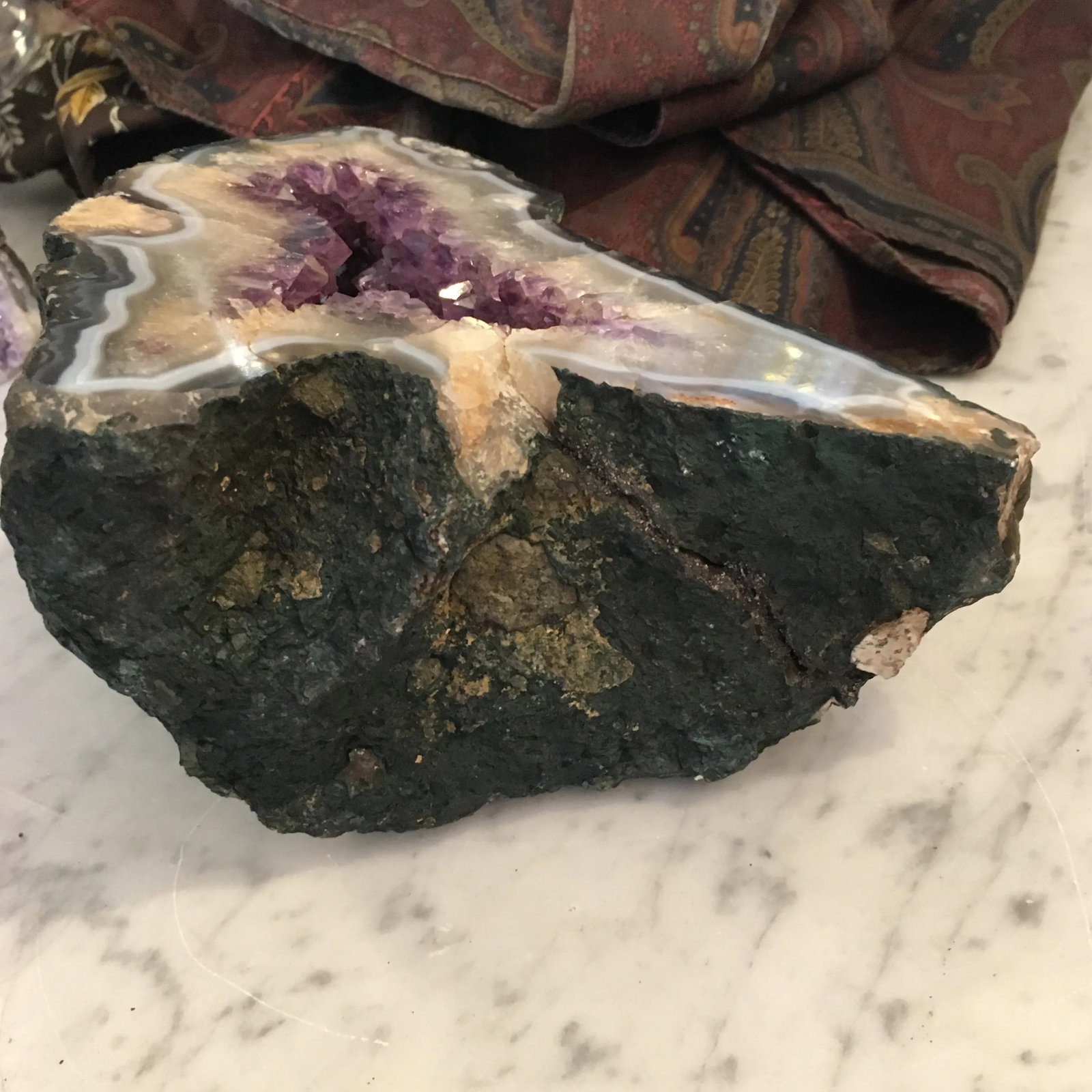 Naturally Occurring Standing Amethyst Crystal Quartz - 10