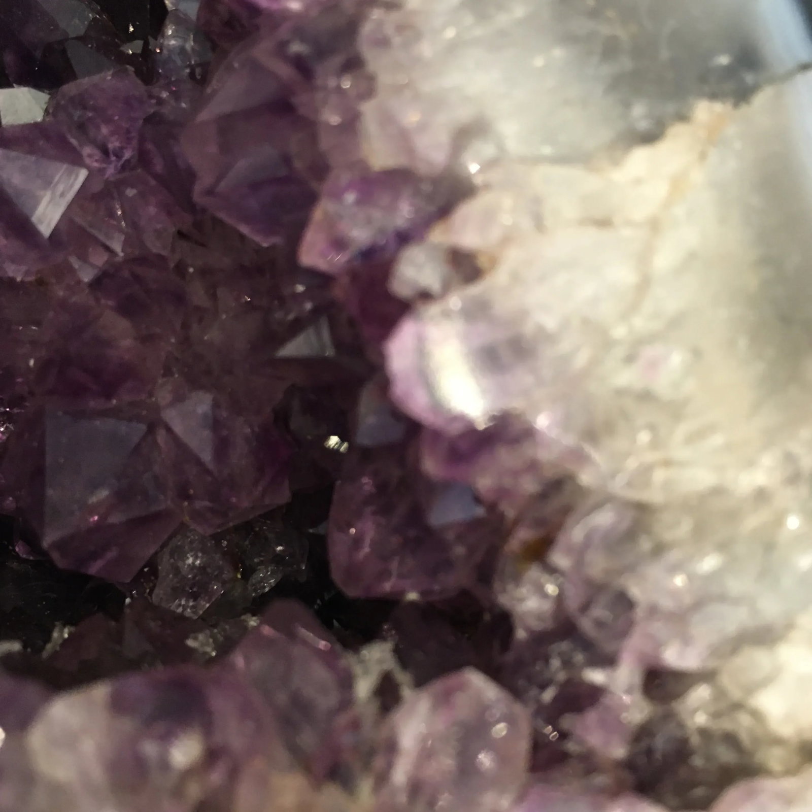Naturally Occurring Standing Amethyst Crystal Quartz - 4