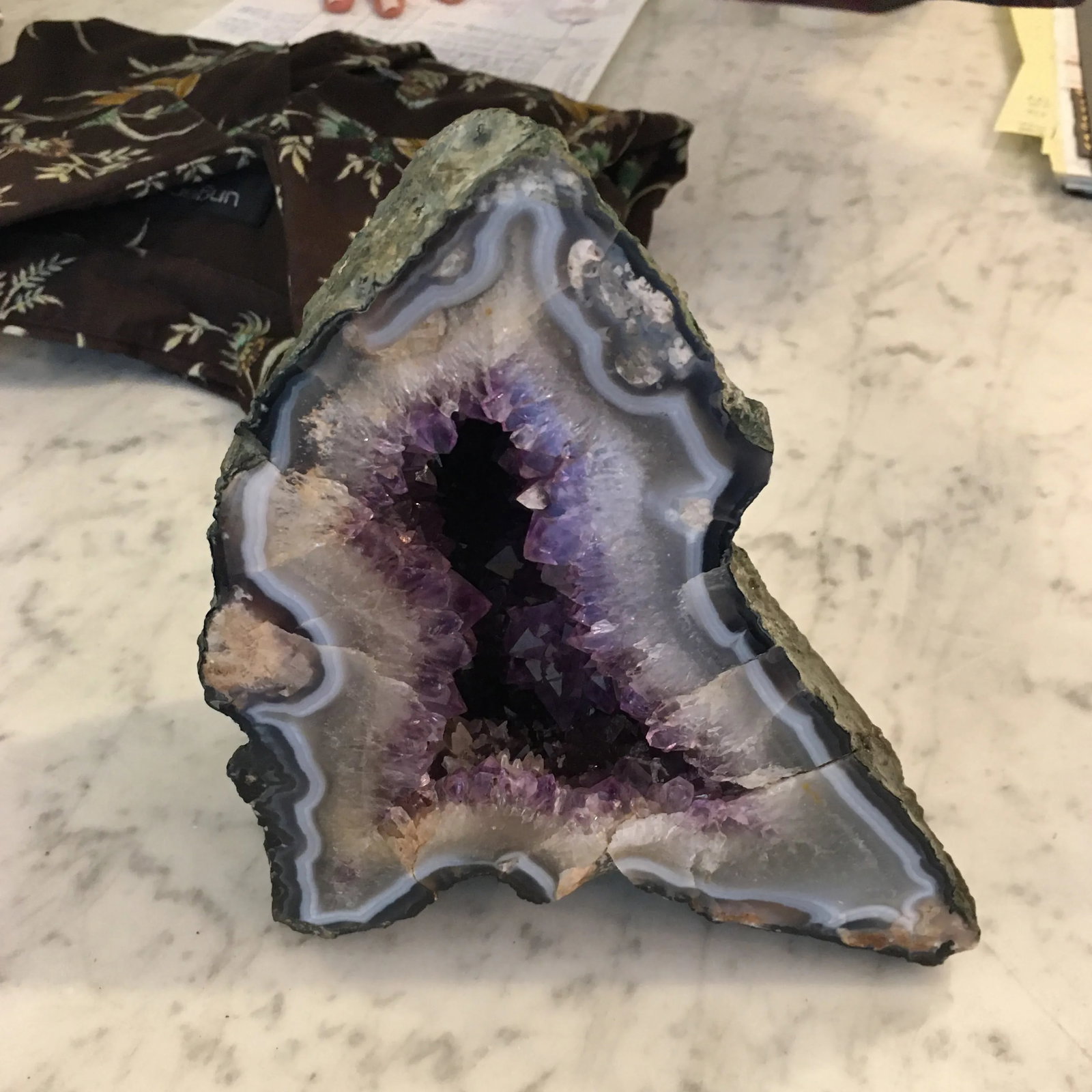 Naturally Occurring Standing Amethyst Crystal Quartz - 6