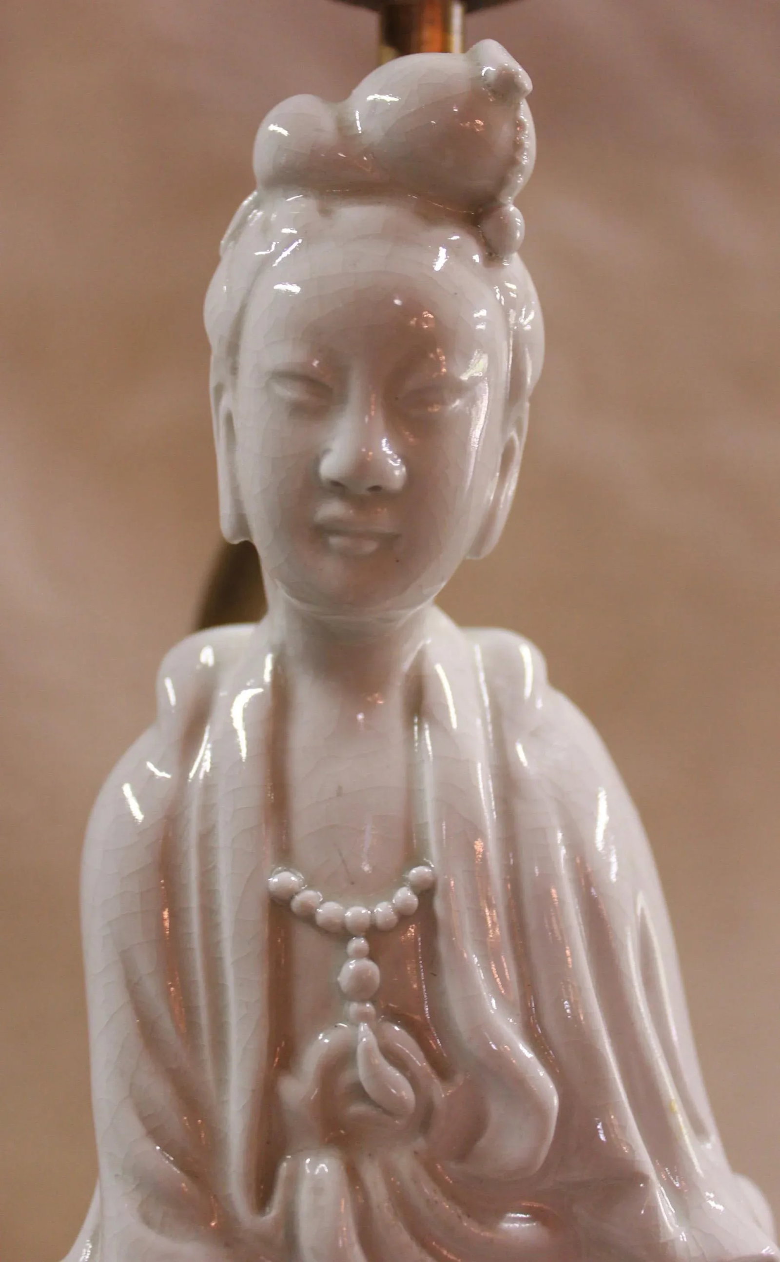 Guanyin Porcelain Lamp - 7