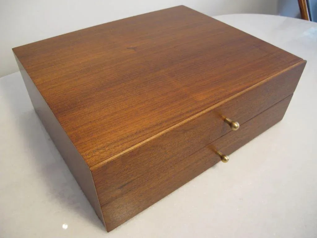 Arthur Umanoff Walnut Miniature Chest - 2
