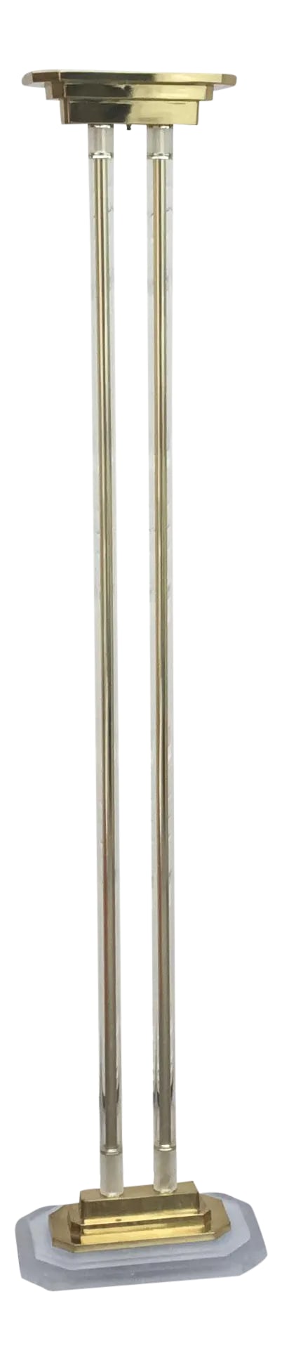 1980s Bauer Floor Lamp: A beautiful floor lamp made by Bauer. 1980s vintage in great condition. Condition: Alterations: Original Condition Unaltered Imperfections: Some Imperfections Condition Notes: good condition Origin: