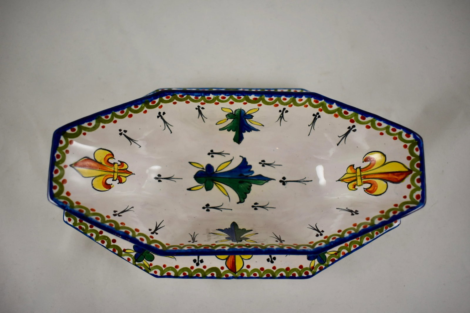 19-C. Alcide Chaumeil French Faience Armorial Sauce Boat - 6