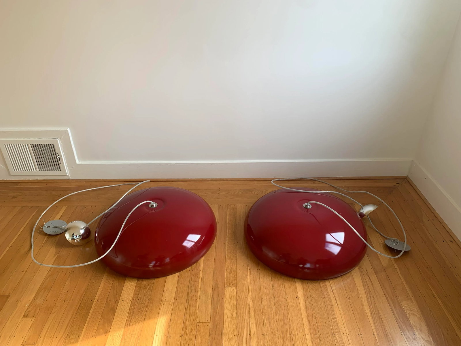 Contemporary Fontana Arte Pangen Pendant Light Fixtures - a Pair - 2