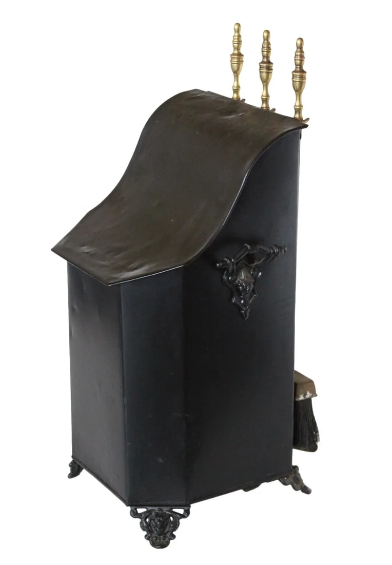 Late 19th Century Victorian Coal Scuttle Set - 2