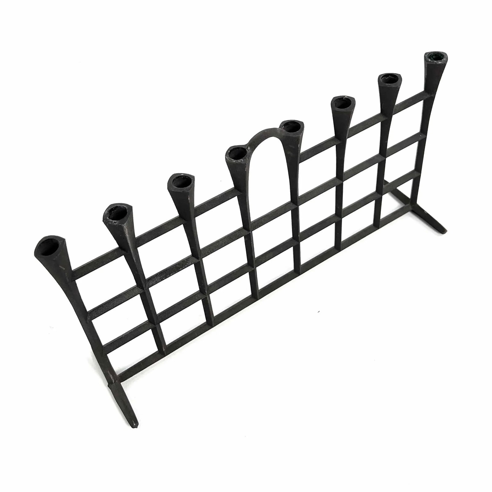 Vintage 1960s Large Dansk Iron "Fence" Style 1738 Tiny Taper Candelabra Candle Holder by Jens Harald - 5