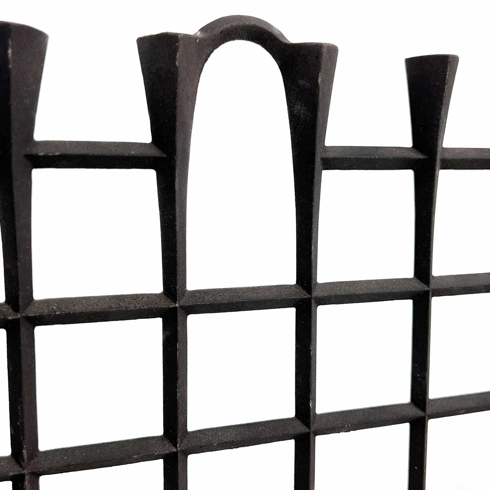 Vintage 1960s Large Dansk Iron "Fence" Style 1738 Tiny Taper Candelabra Candle Holder by Jens Harald - 9