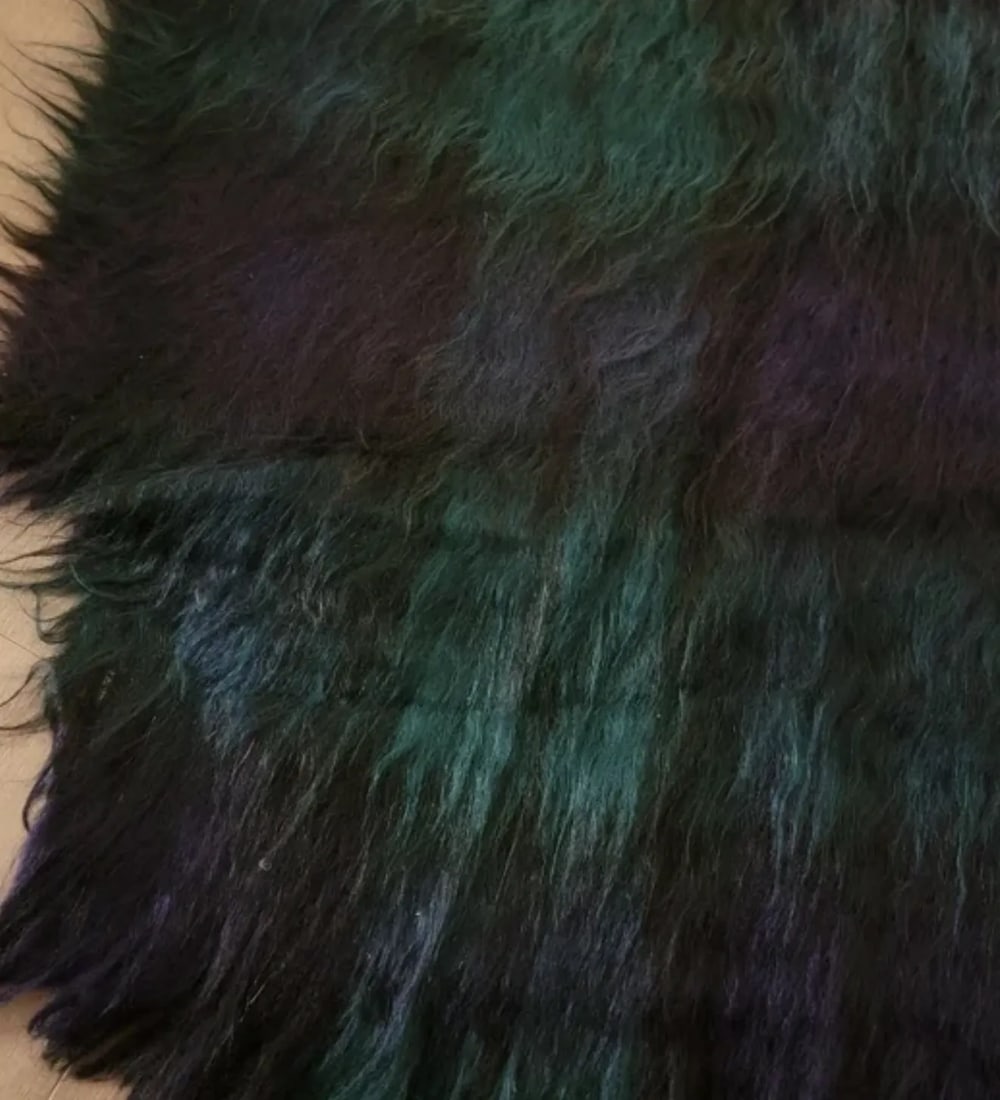 Kemp Blair Scottish Mohair Blackwatch Plaid Throw - 8