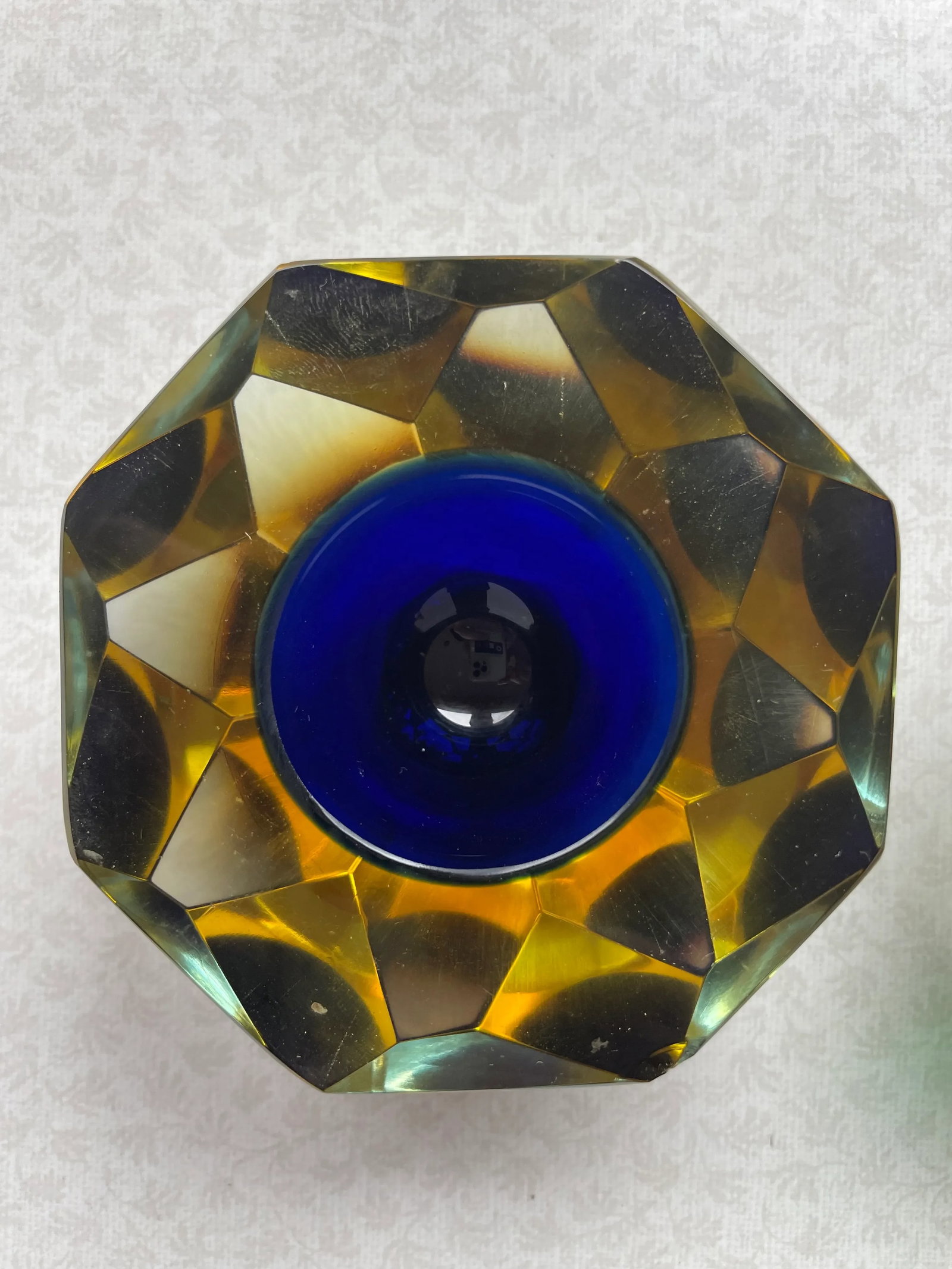 Pair of Murano Glass Geode Bowls - 3
