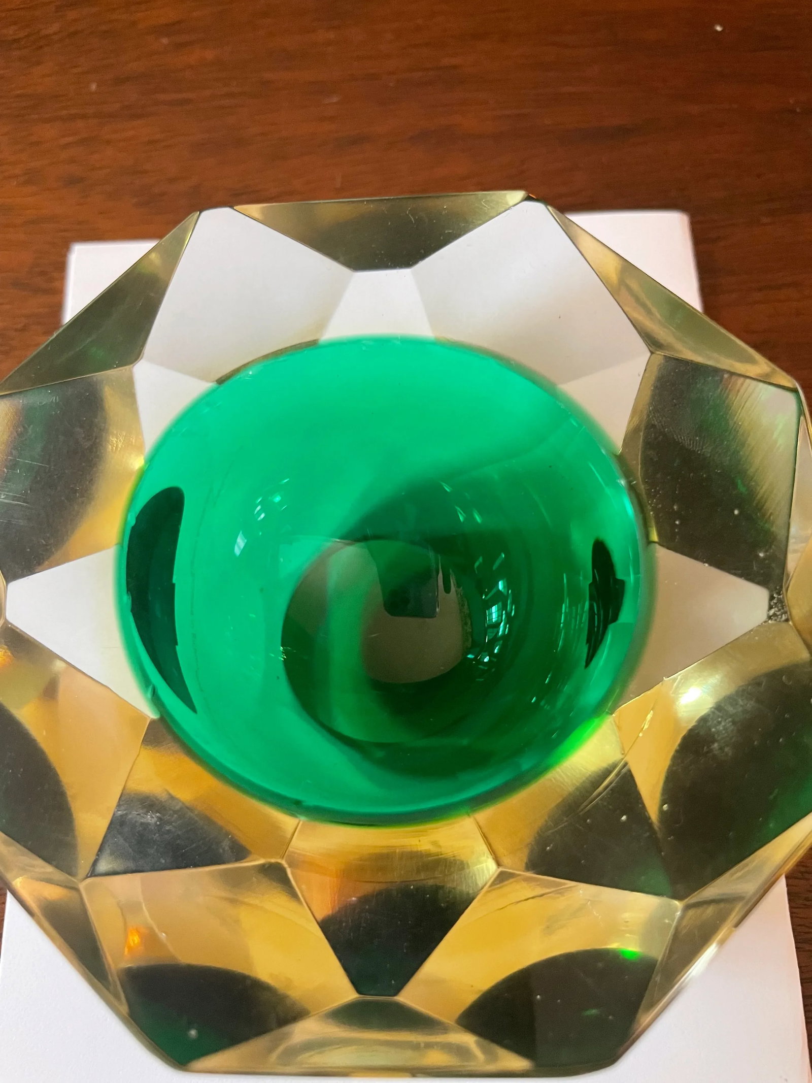 Pair of Murano Glass Geode Bowls - 5