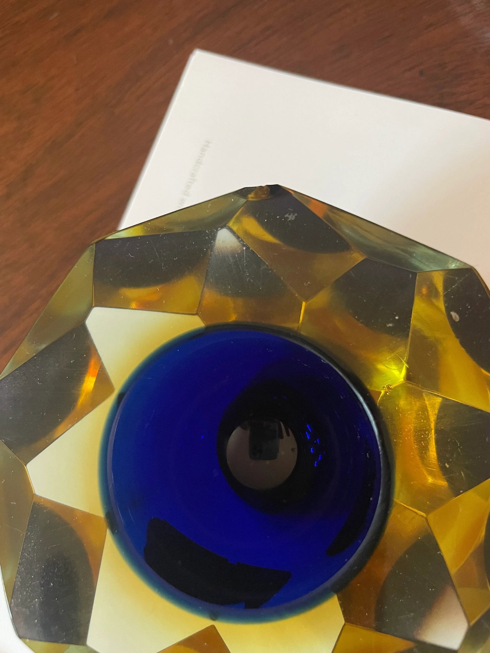 Pair of Murano Glass Geode Bowls - 6