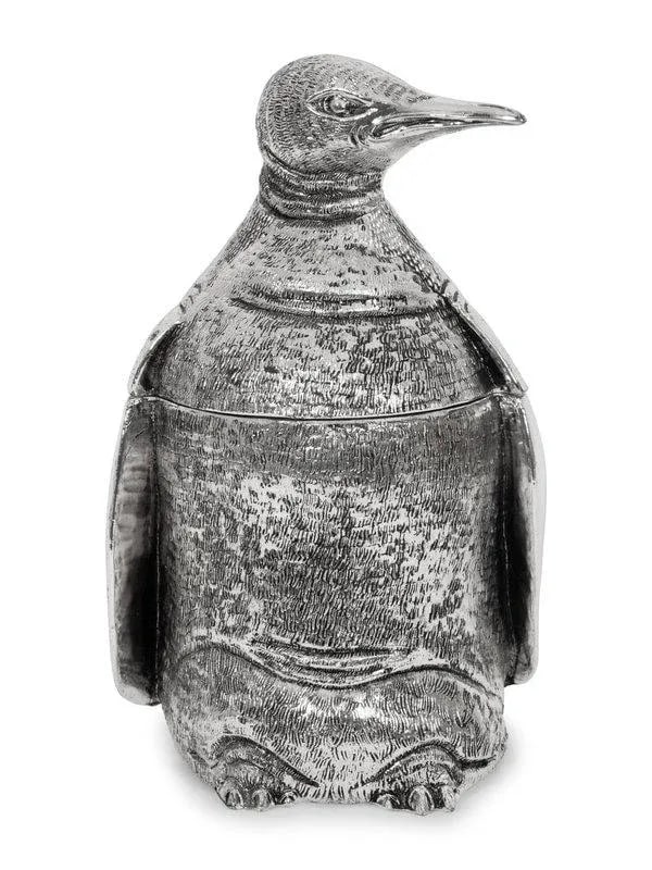 Mid Century Mauro Manetti Silver-Plated Penguin Ice Bucket - 2