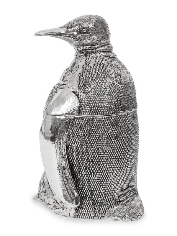 Mid Century Mauro Manetti Silver-Plated Penguin Ice Bucket - 7