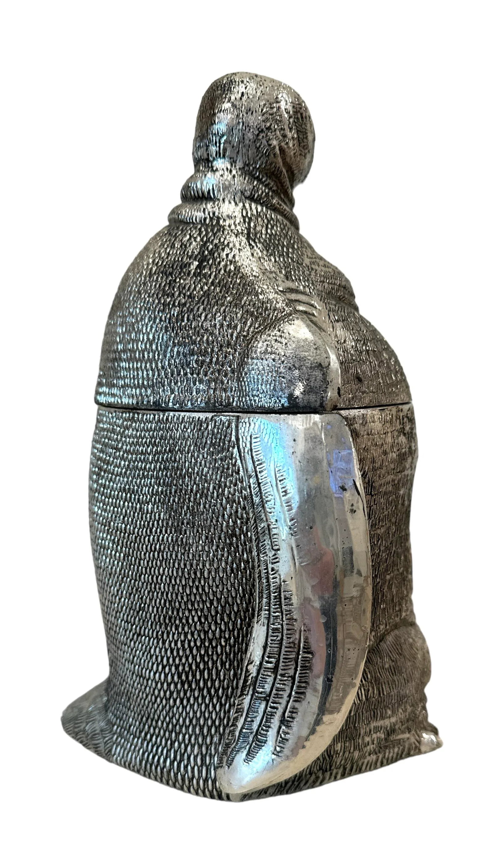 Mid Century Mauro Manetti Silver-Plated Penguin Ice Bucket - 8