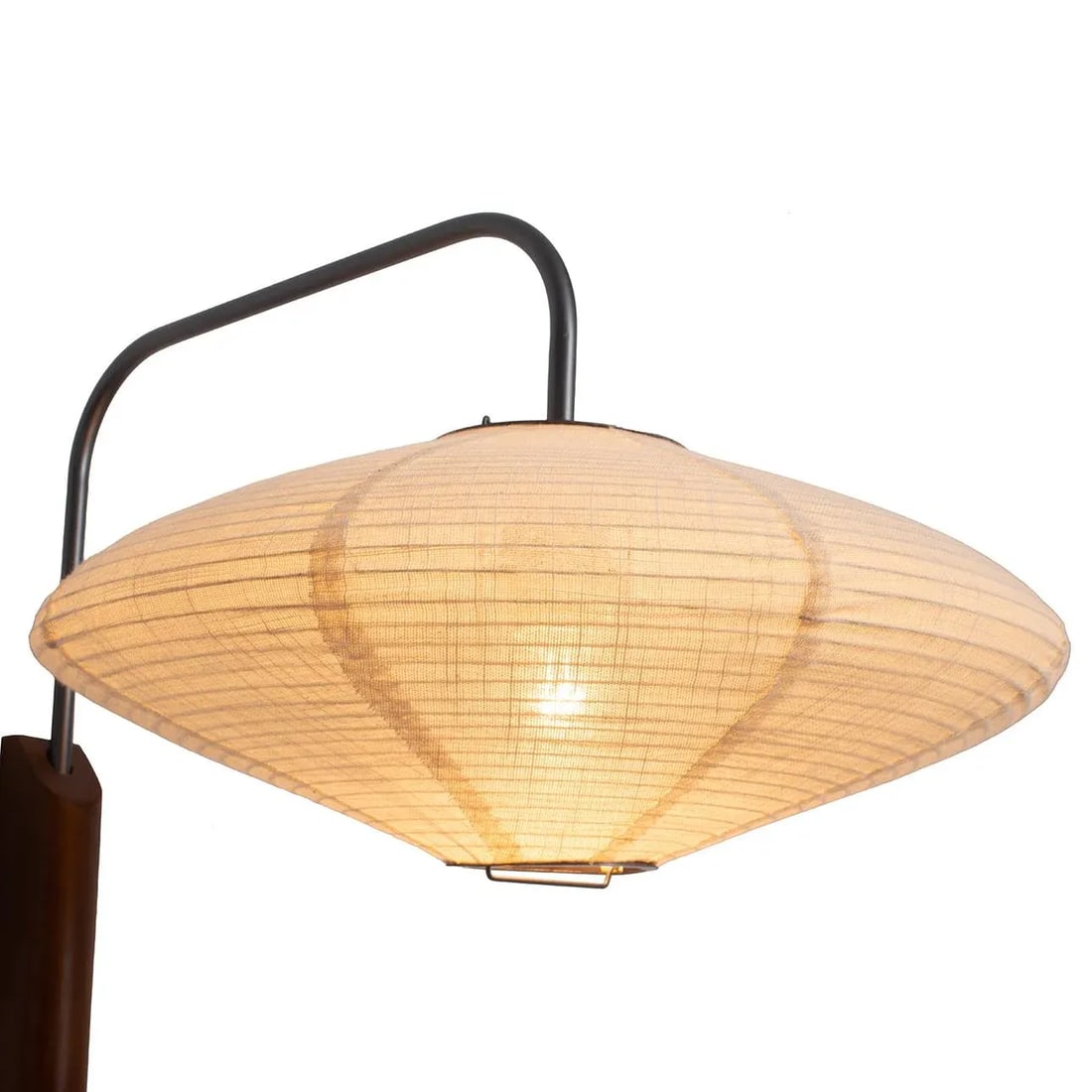 Roswell Wall Sconce - Matte Black, Handcrafted Shinpuru-Sa Linen-Cotton Shade, Plug-In - 5